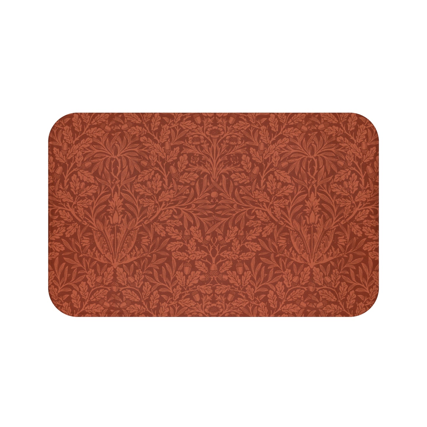 microfibre-bath-mat-william-morris-acorns-oak-leaves-rust-3