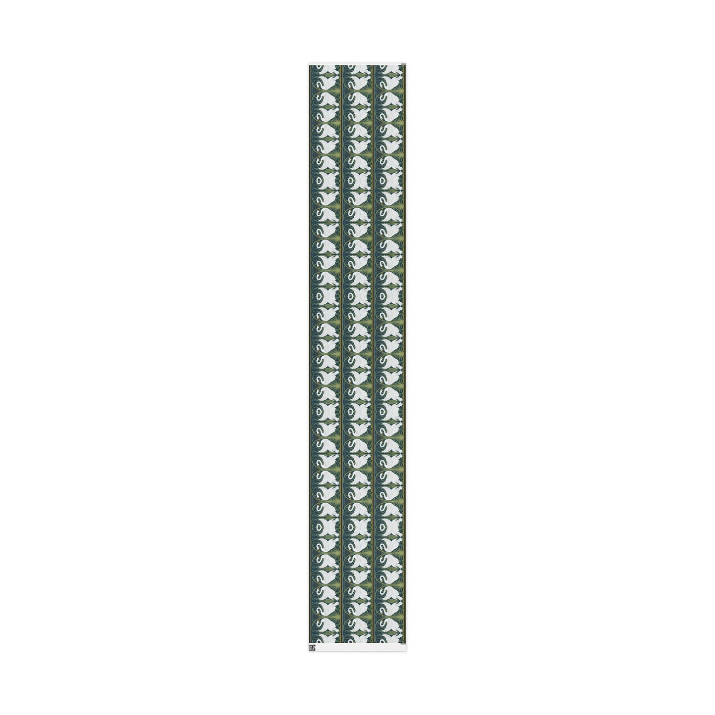 Gift Wrapping Paper inspired by William Morris - White Swan Collection (Spruce)