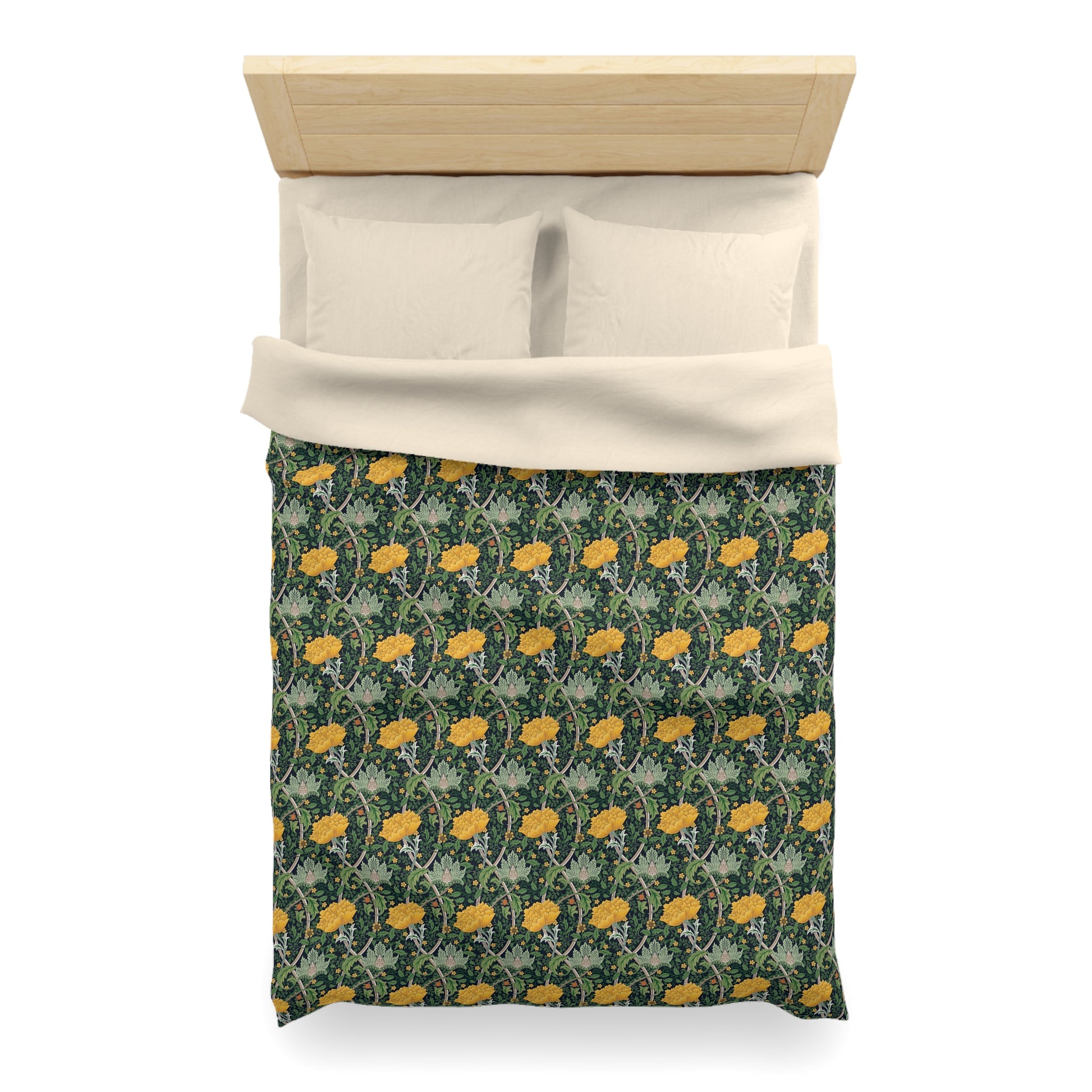 william-morris-co-microfibre-duvet-cover-chrysanthemum-collection-yellow-5