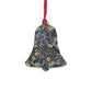 Wooden Christmas Ornaments inspired by William Morris - Seaweed Collection (Yellow Flower)