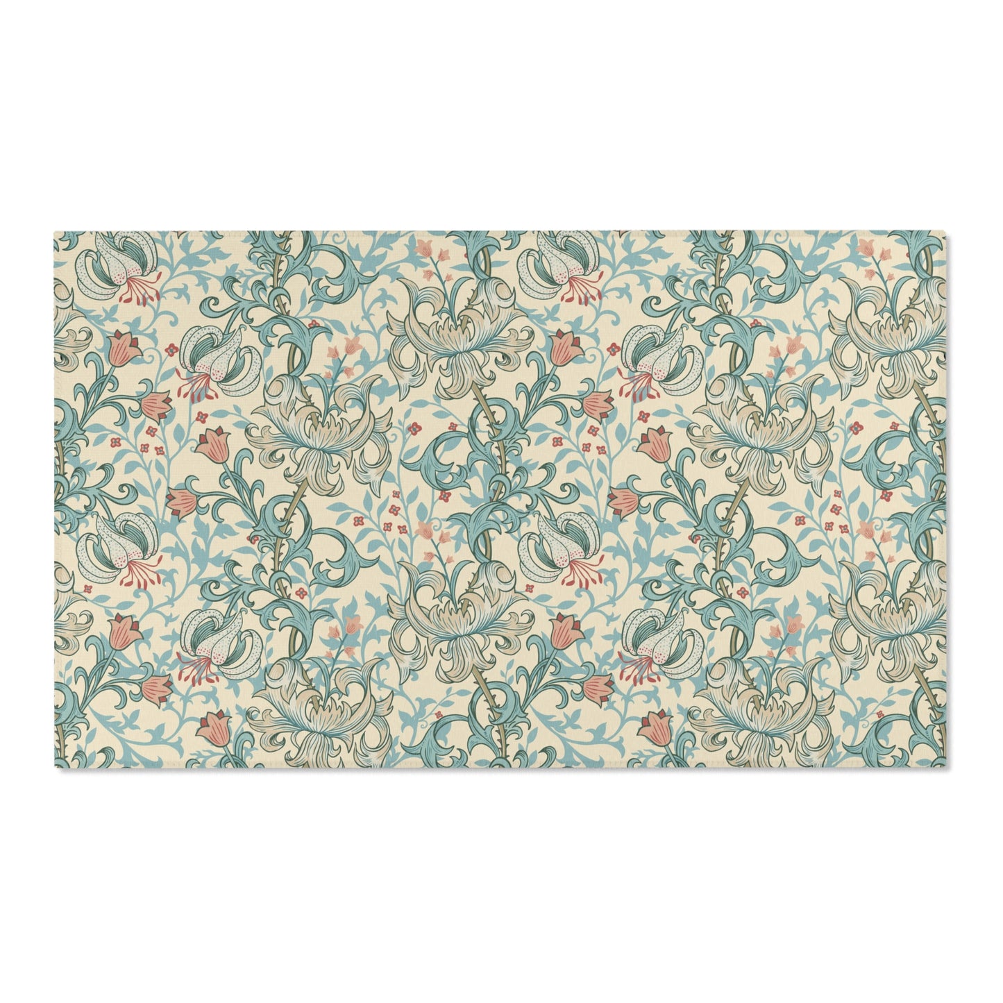 Area Rugs inspired by William Morris - Golden Lily Collection (Mineral)