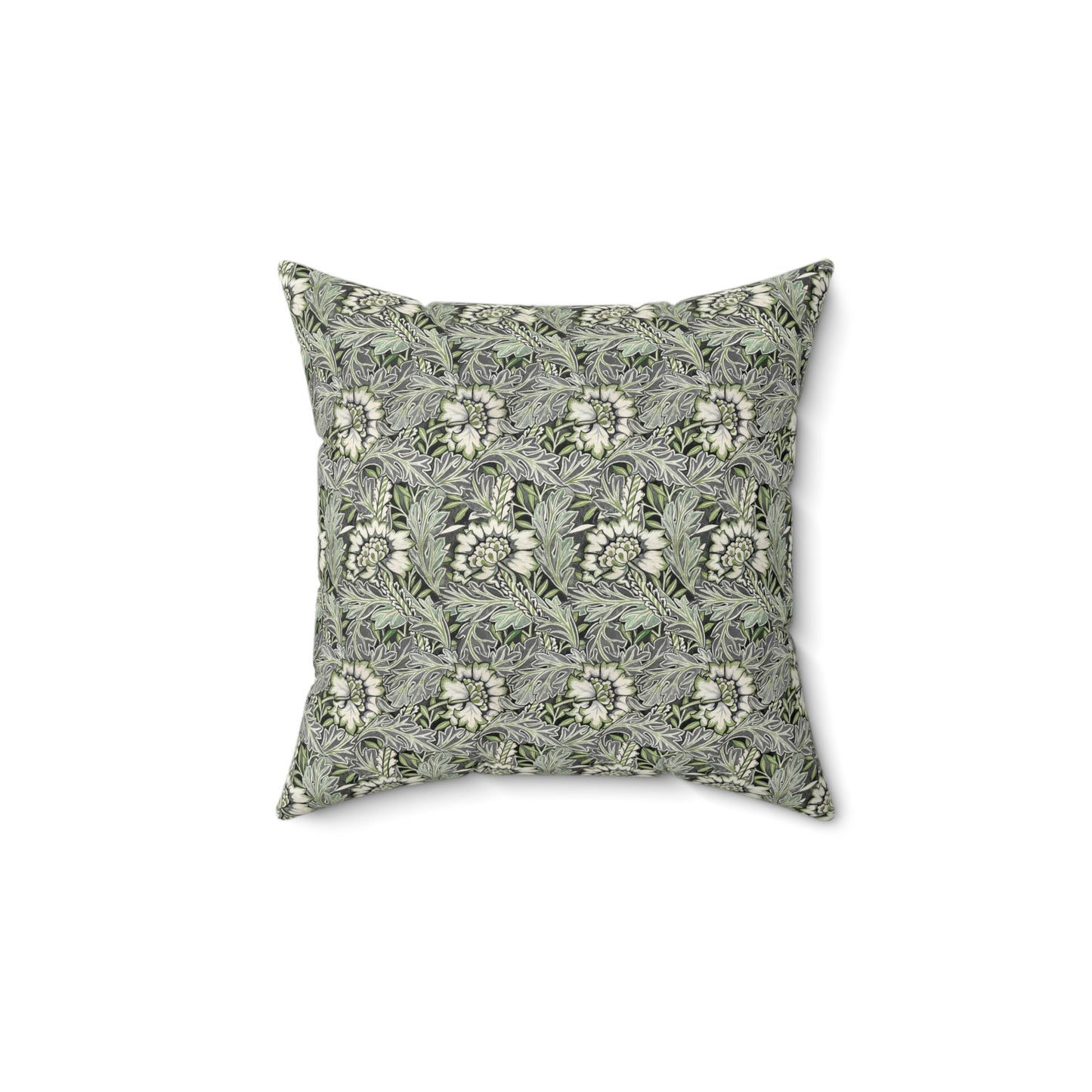 Faux Suede Cushion inspired by William Morris -