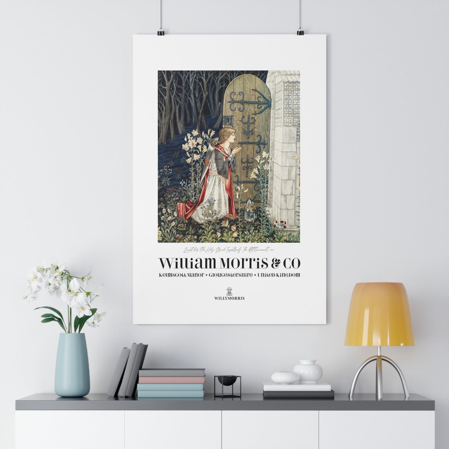 Giclée Art Print inspired by William Morris - Quest for the Holy Grail Collection (Door)