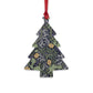 Wooden Christmas Ornaments inspired by William Morris - Seaweed Collection (Yellow Flower)