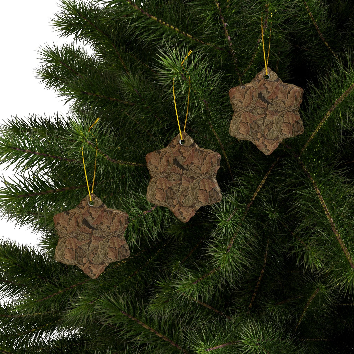 christmas-ornaments-william-morris-acanthus-brown-1-3-5-10-37