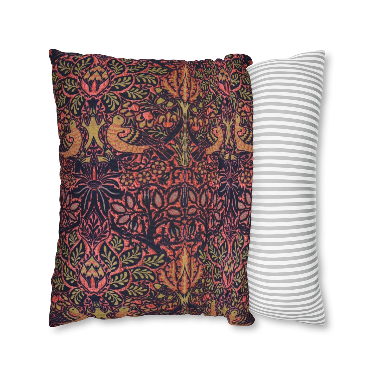 William Morris & Co Spun Poly Cushion Cover - Dove and Rose Collection