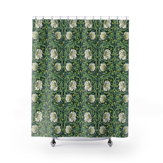William Morris & Co Shower Curtains - Pimpernel Collection (Green)