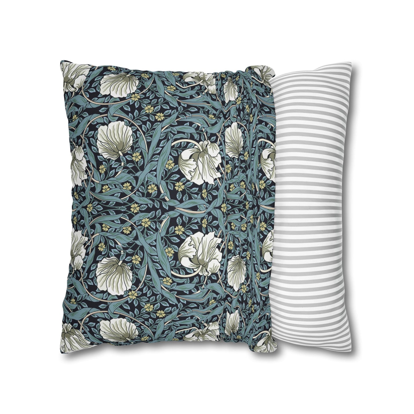 Cushion Cover inspired by William Morris - Pimpernel Collection (Slate)