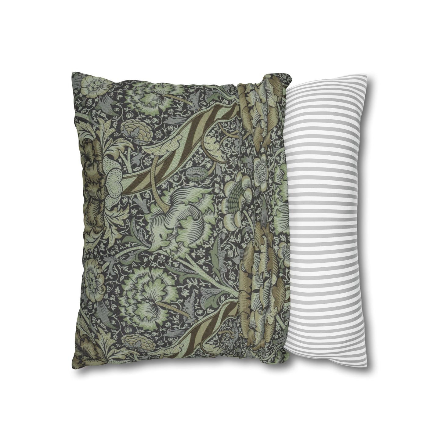 Cushion Cover inspired by William Morris - Wandle Collection (Grey)