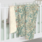Sherpa Fleece Blanket inspired by William Morris - Golden Lily Collection (Mineral)