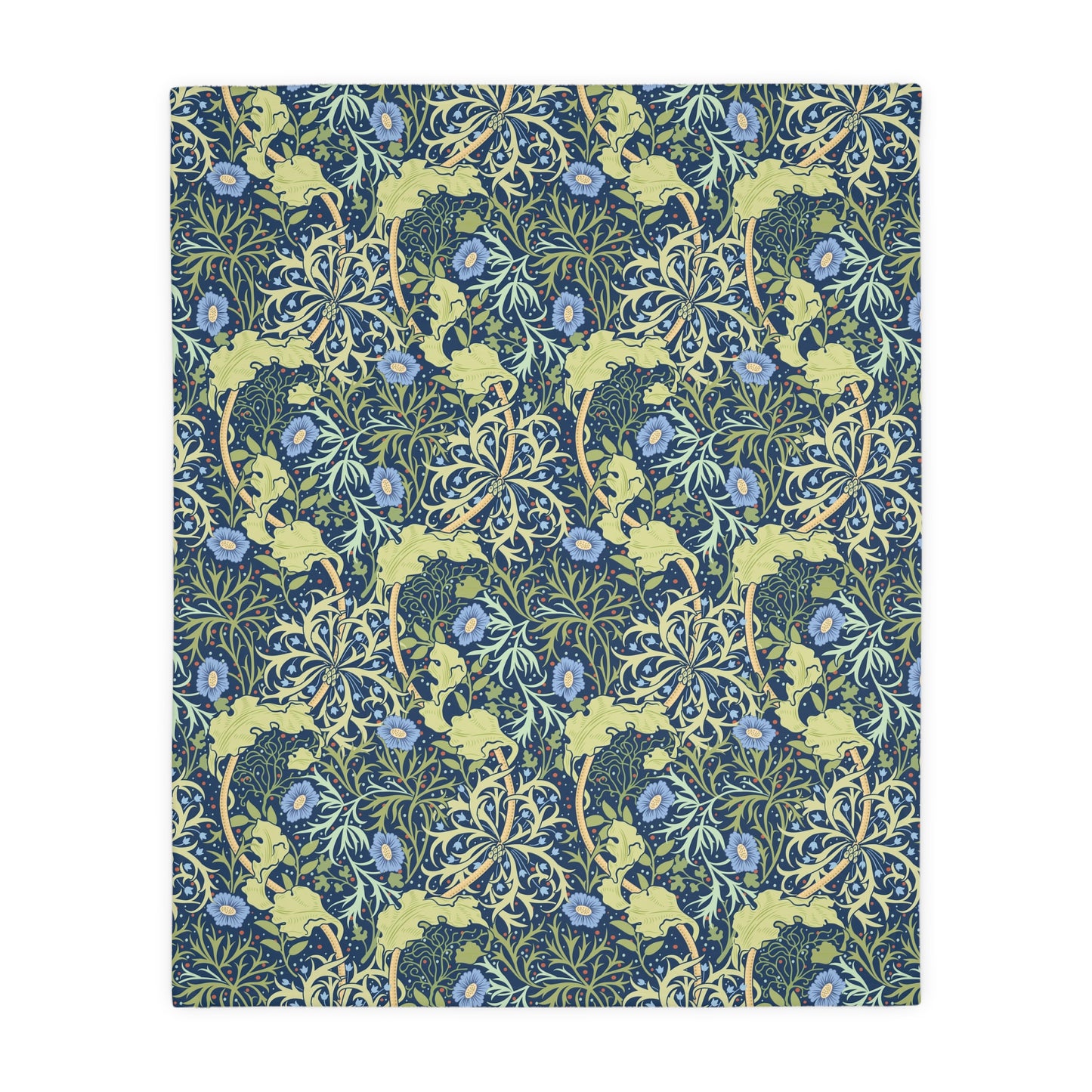 william-morris-co-luxury-velveteen-minky-blanket-two-sided-print-seaweed-collection-14