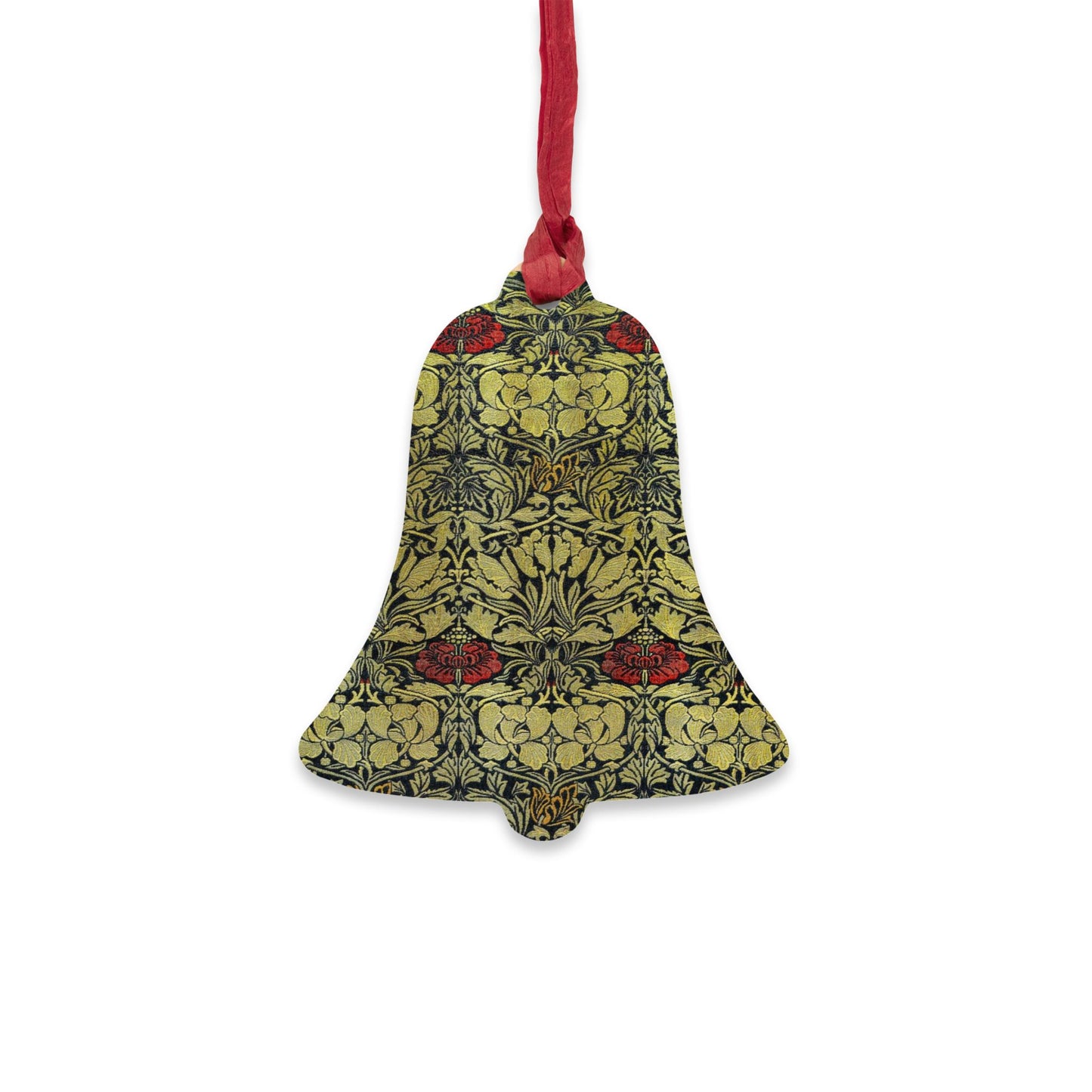 Wooden Christmas Ornaments inspired by William Morris - Tulip & Rose Collection