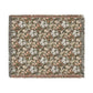 Woven Cotton Blanket inspired by William Morris - Golden Lily Collection (Midnight)