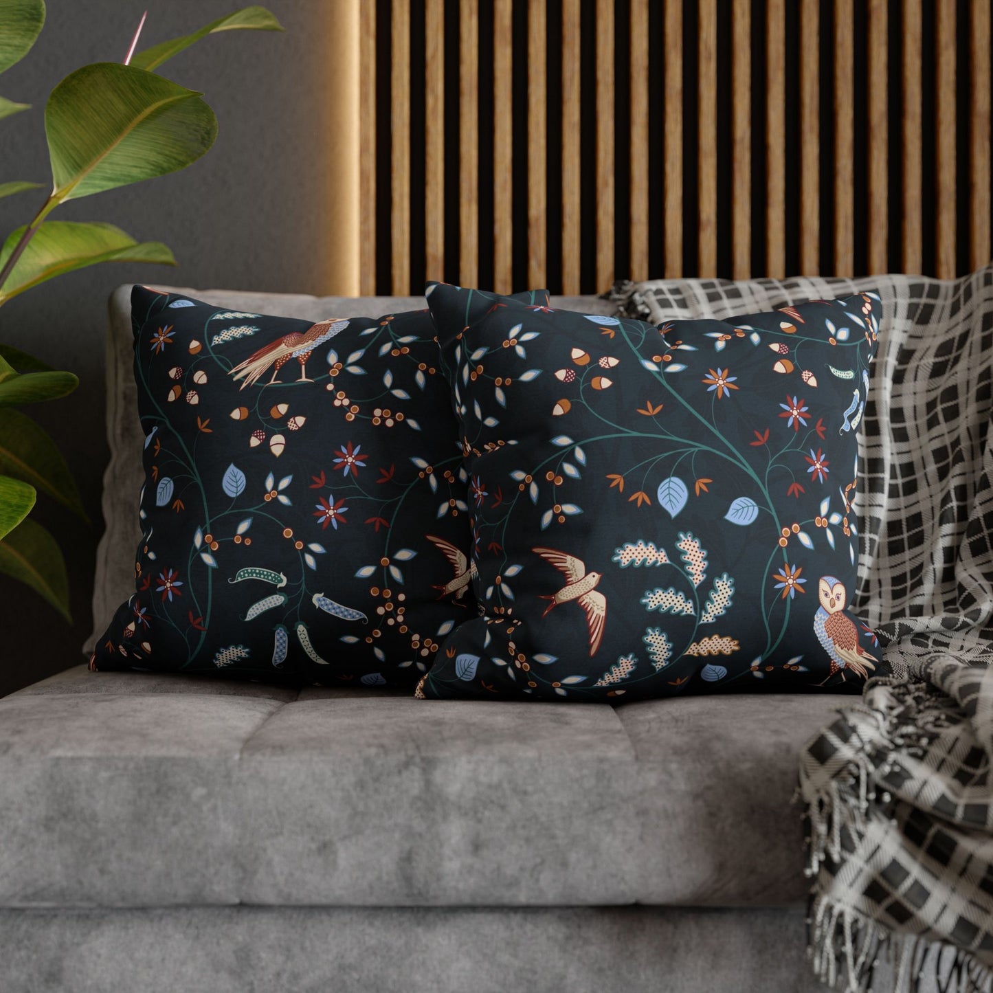 Cushion Cover inspired by William Morris - Newill Collection (Night)