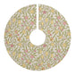Vintage Botanical Lemon Christmas Tree Skirt