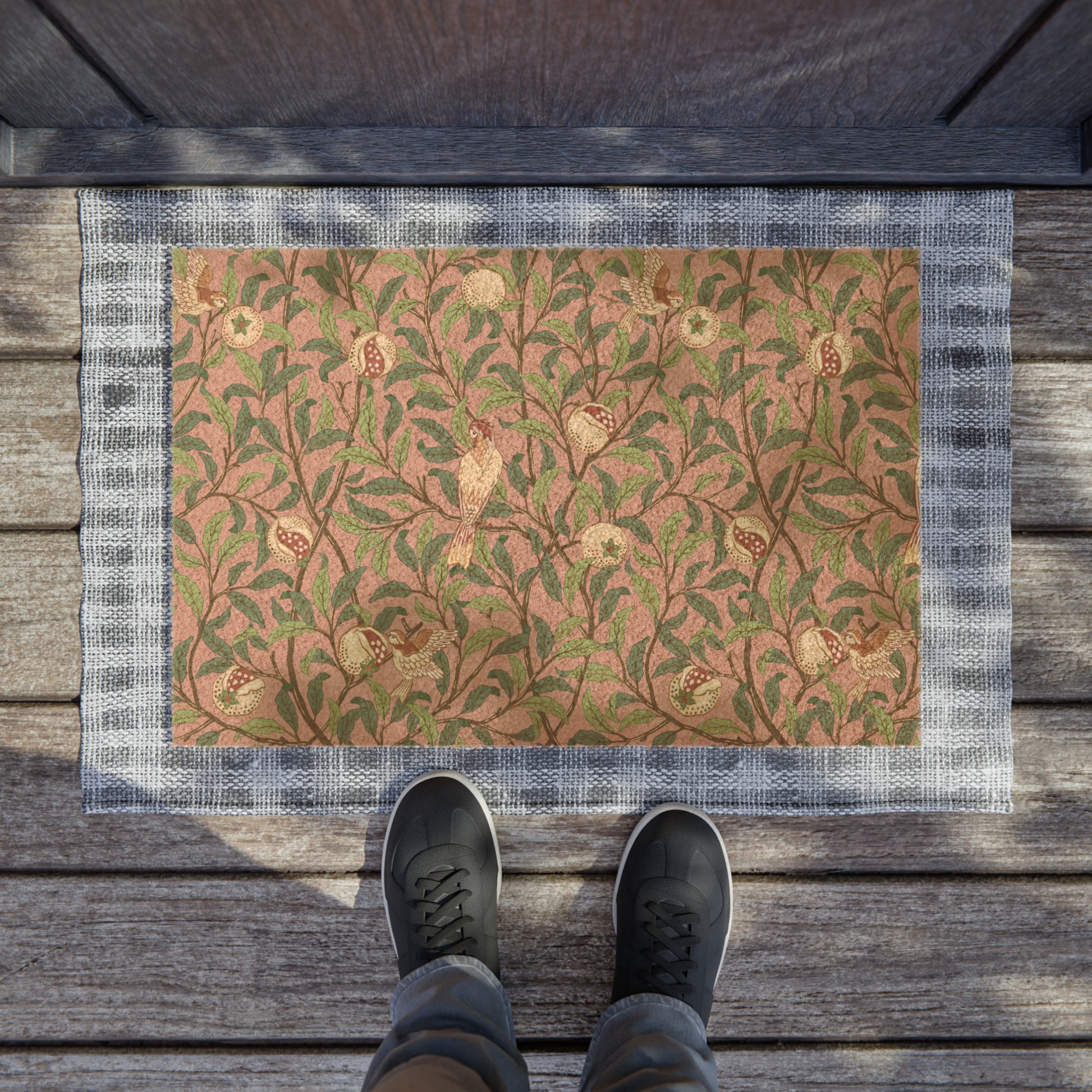 william-morris-co-coconut-coir-doormat-bird-and-pomegranate-collection-rosewood-3