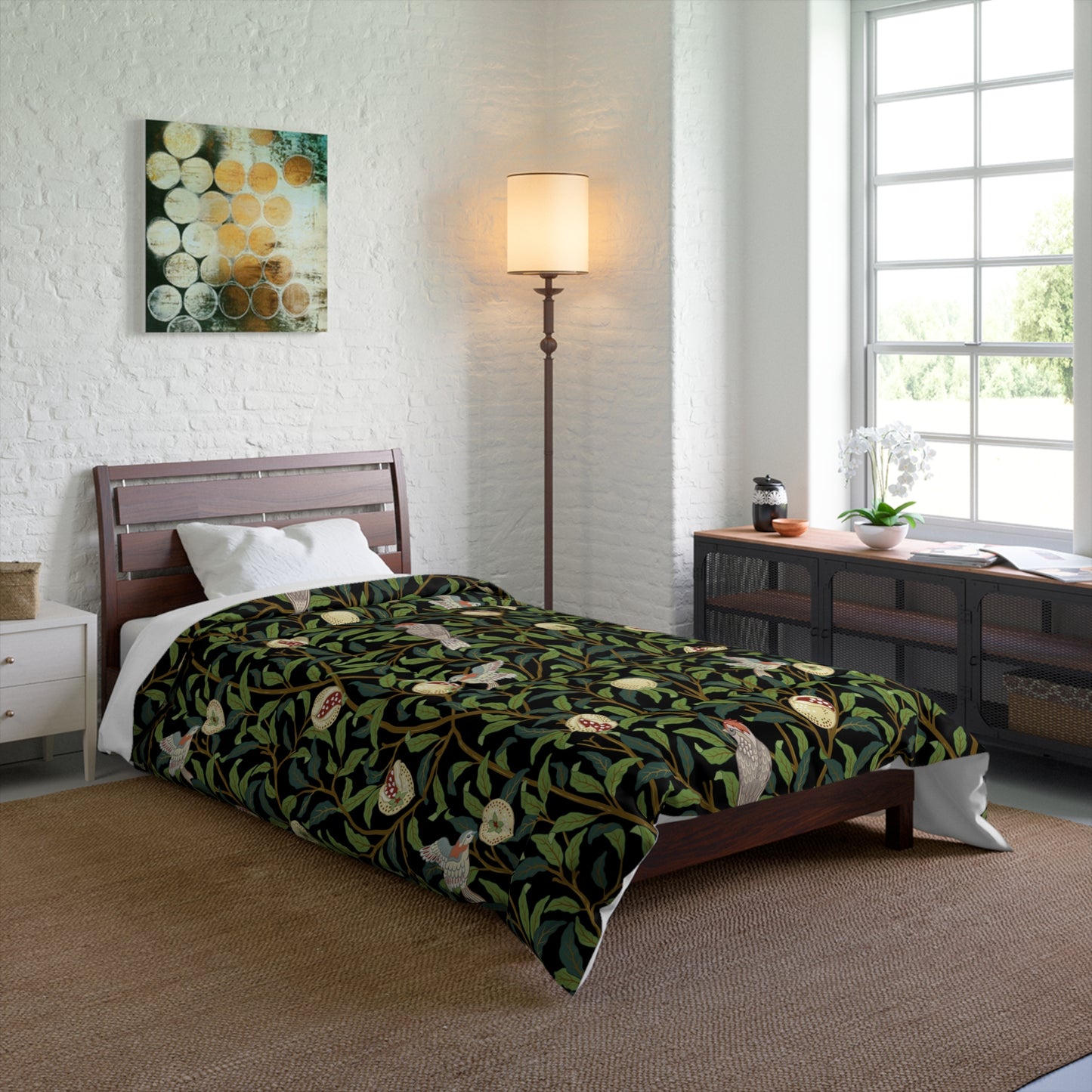 william-morris-co-comforter-bird-and-pomegranate-collection-onyx-7