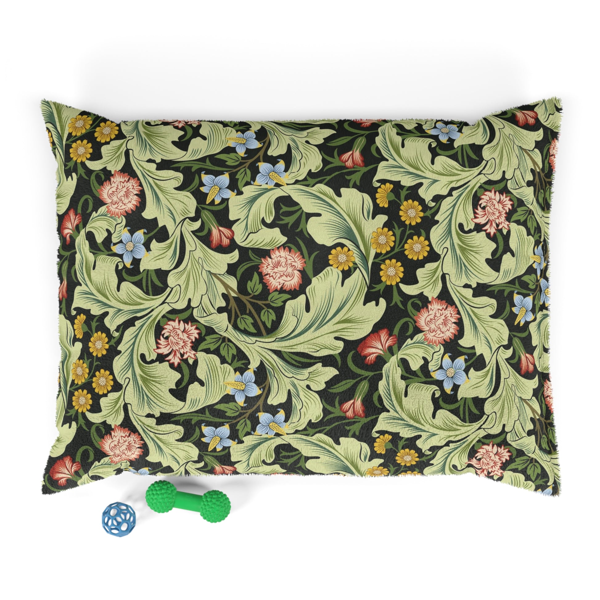 william-morris-co-pet-bed-leicester-collection-green-3