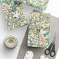 Gift Wrapping Paper inspired by William Morris - Golden Lily Collection (Mineral)