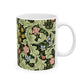 Ceramic Mug inspired by William Morris - Leicester Collection (Green)