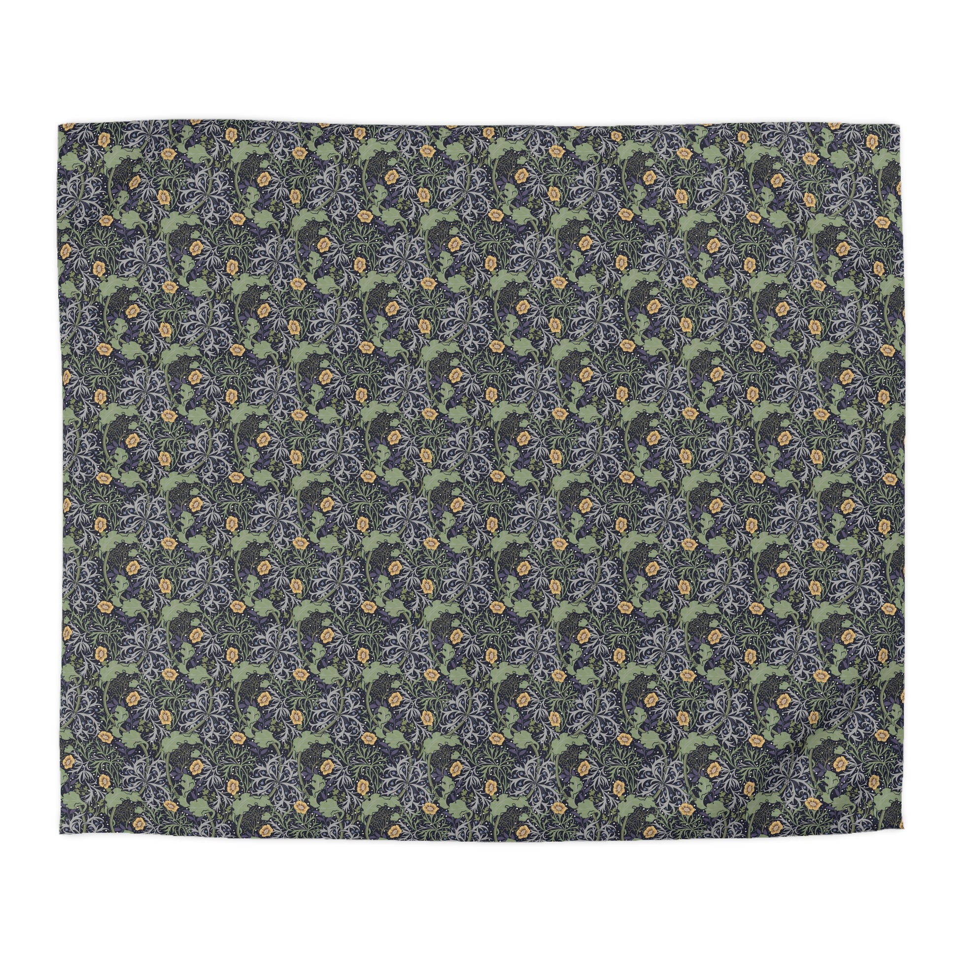 duvet-cover-inspired-by-william-morris-seaweed-collection-yellow-flower-24