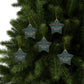 Ceramic Christmas Ornaments inspired by William Morris - Peacock & Dragon Collection - Double Sided Print: 1pc, 3pcs, 5pcs, 10pcs