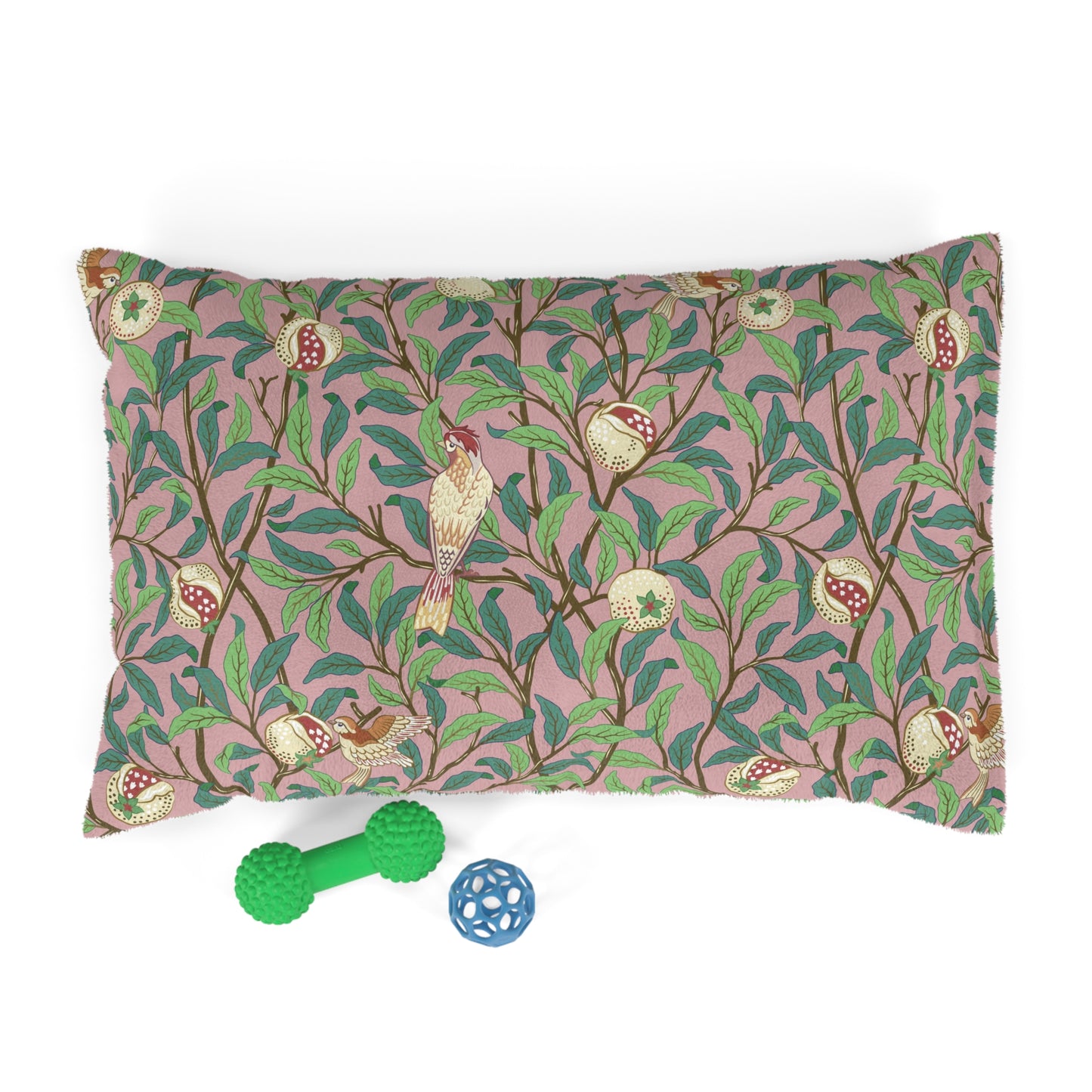 william-morris-co-pet-bed-bird-and-pomegranate-collection-rosewood-3