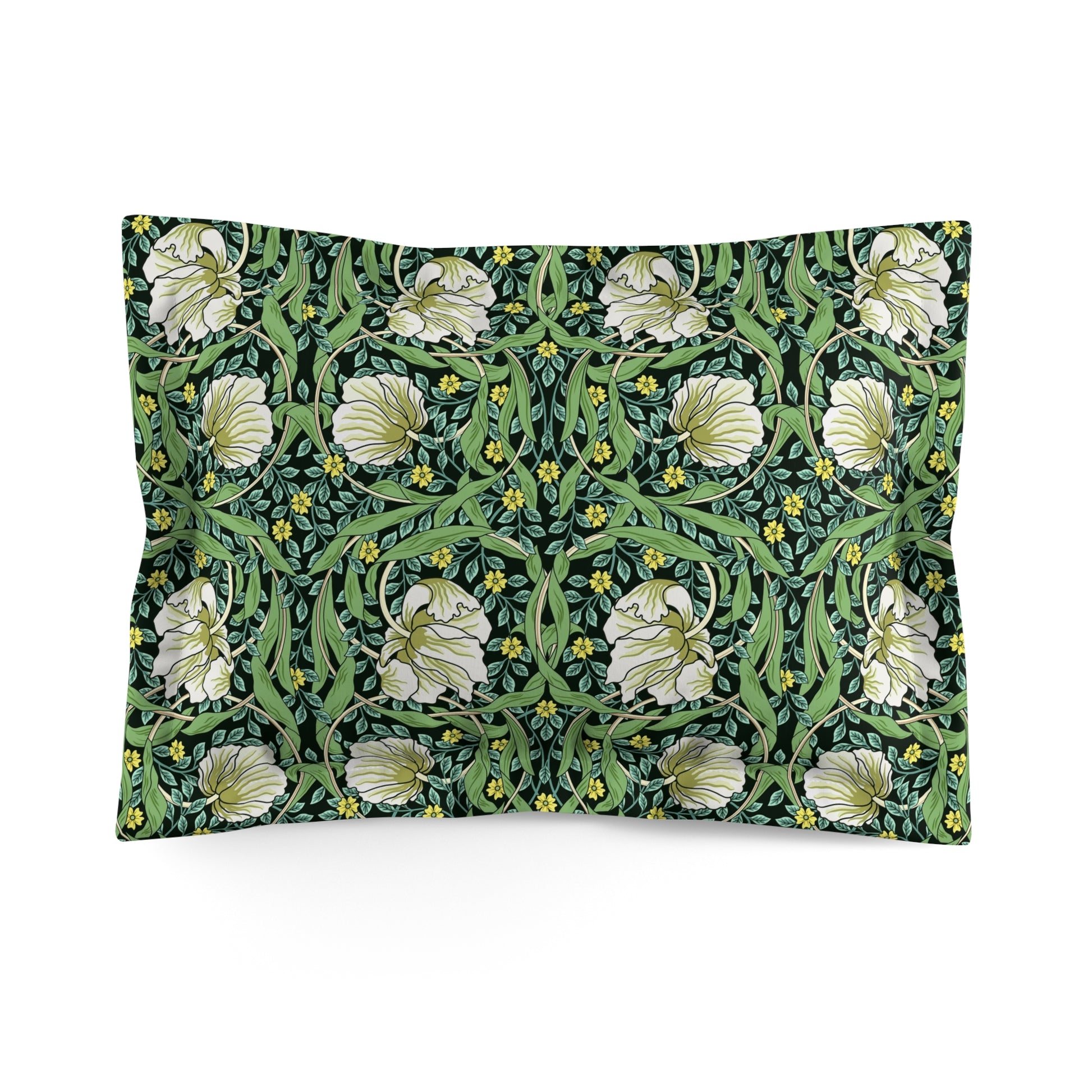 william-morris-co-microfibre-pillow-sham-pimpernel-collection-green-2