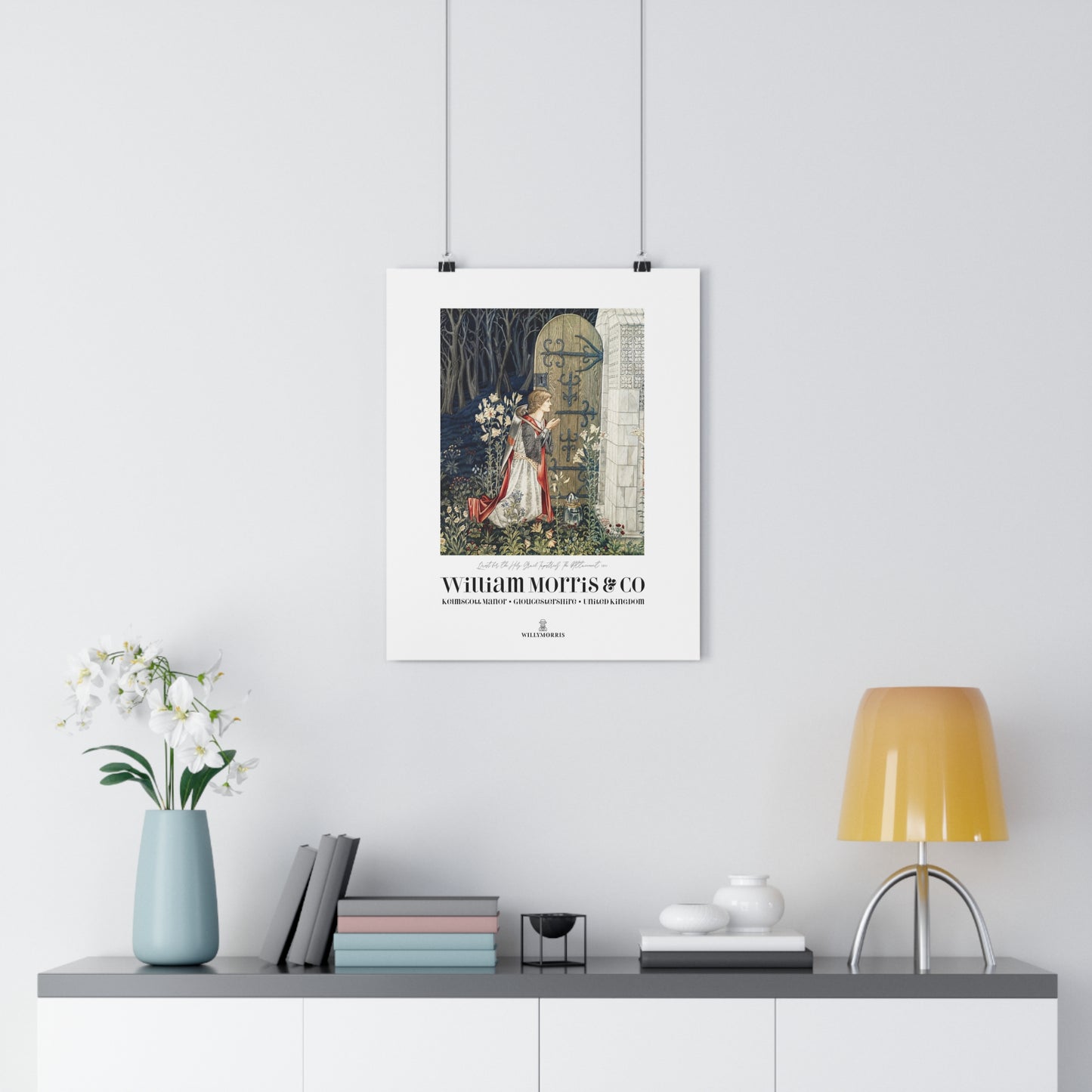 Giclée Art Print inspired by William Morris - Quest for the Holy Grail Collection (Door)