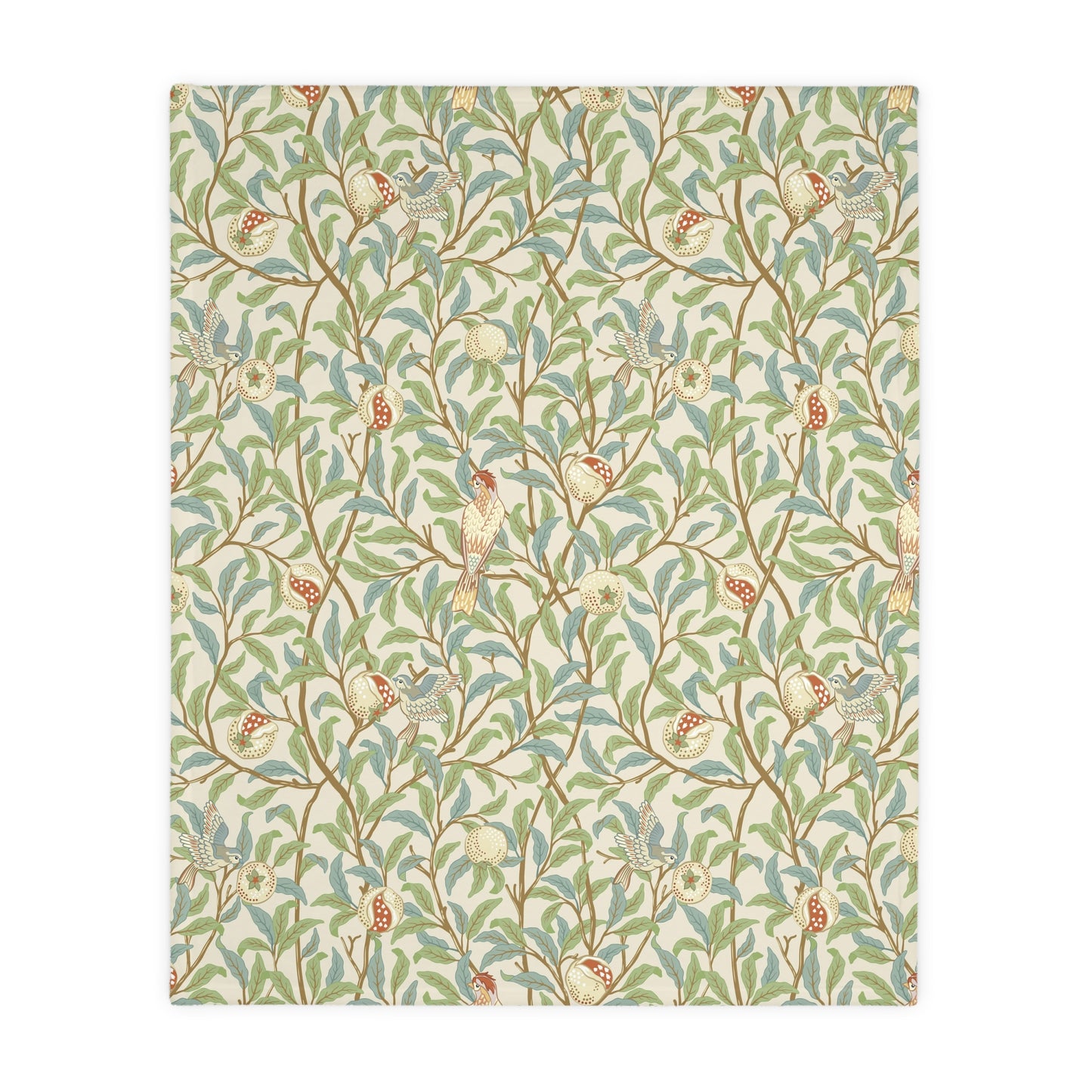 william-morris-co-luxury-velveteen-minky-blanket-two-sided-print-bird-and-pomegranate-collection-rosella-parchment-15