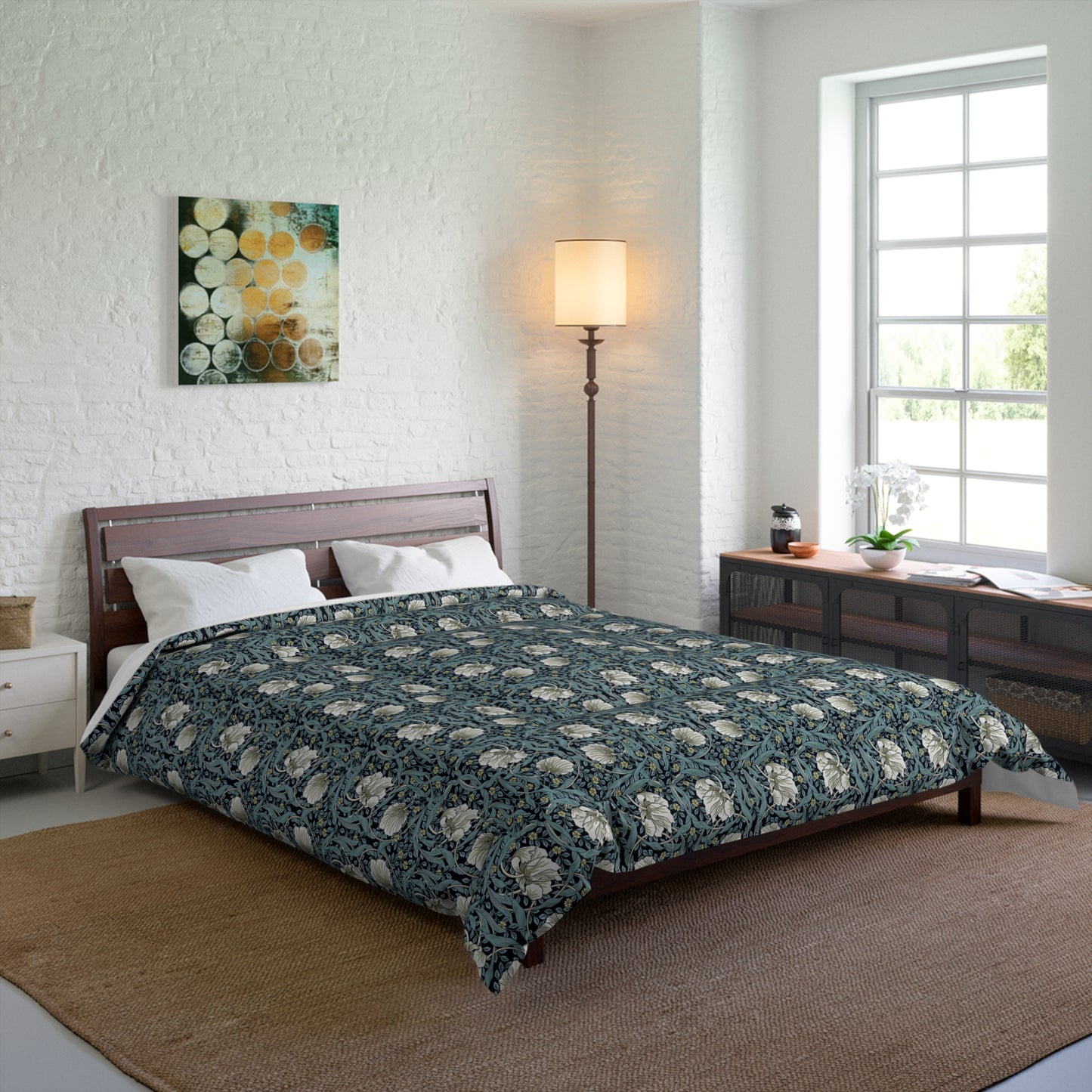 william-morris-co-comforter-pimpernel-collection-slate-1