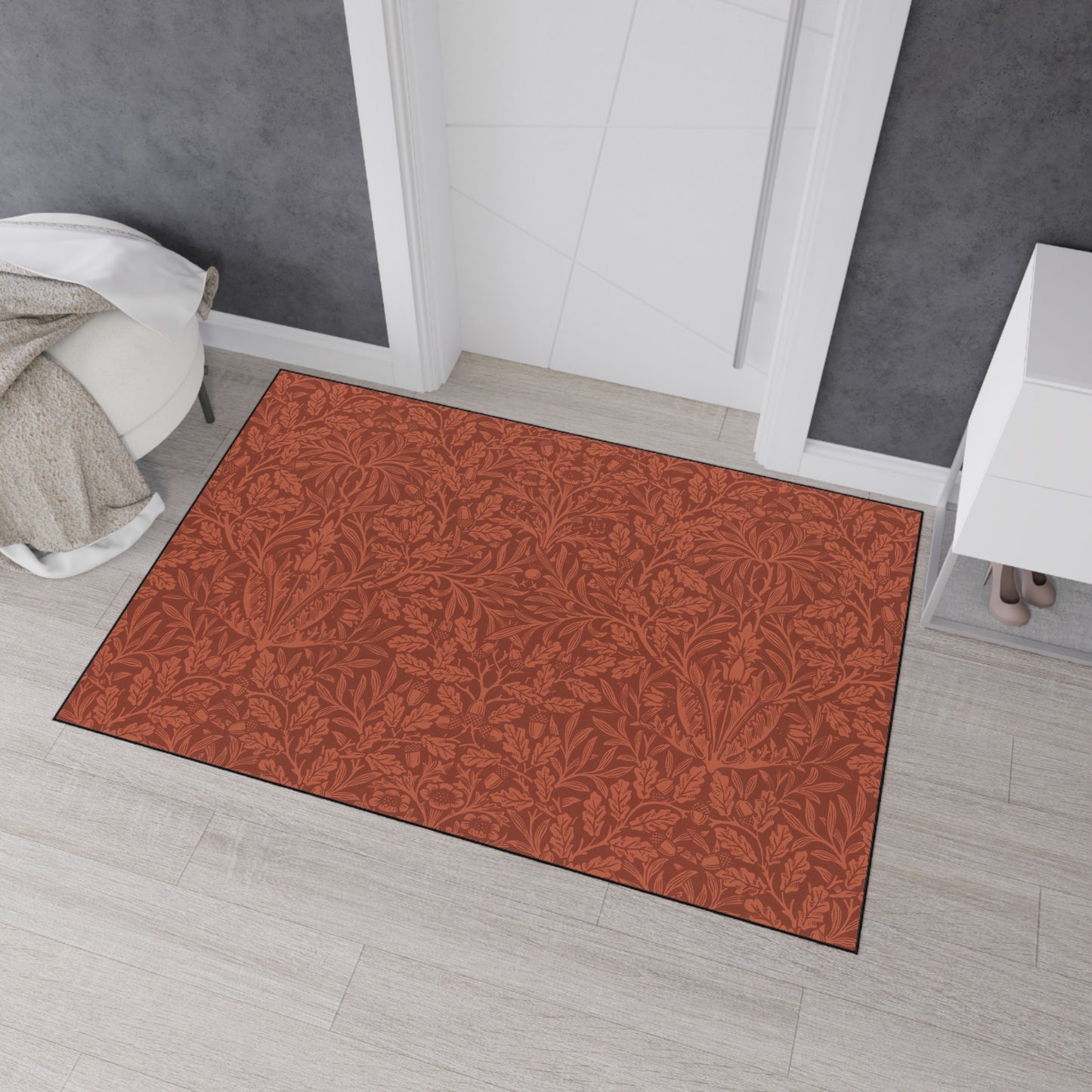 william-morris-co-heavy-duty-floor-mat-acorns-and-oak-leaves-collection-rust-9