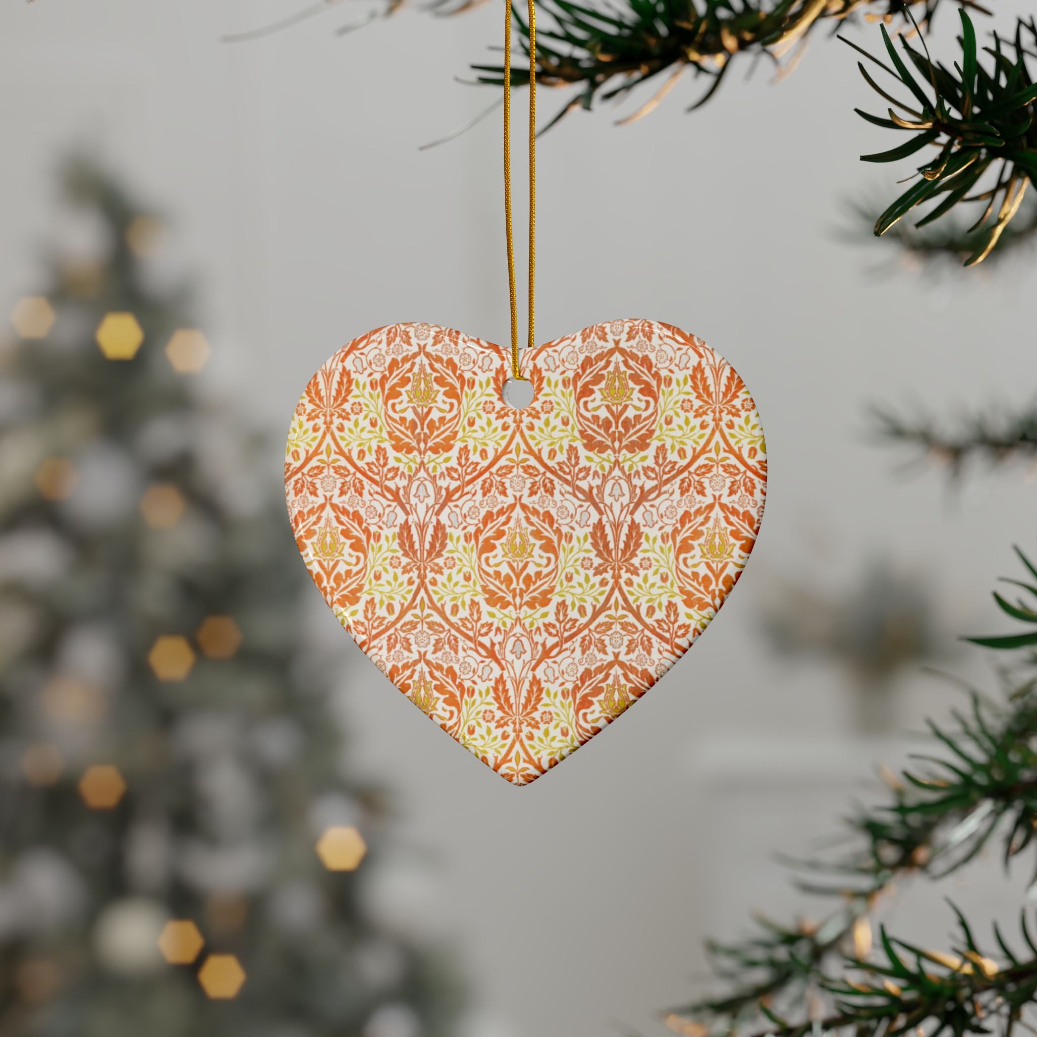 The World of Ornament　William Morris Ceramic Christmas Ornaments William Morris - Golden Bough – Willy
