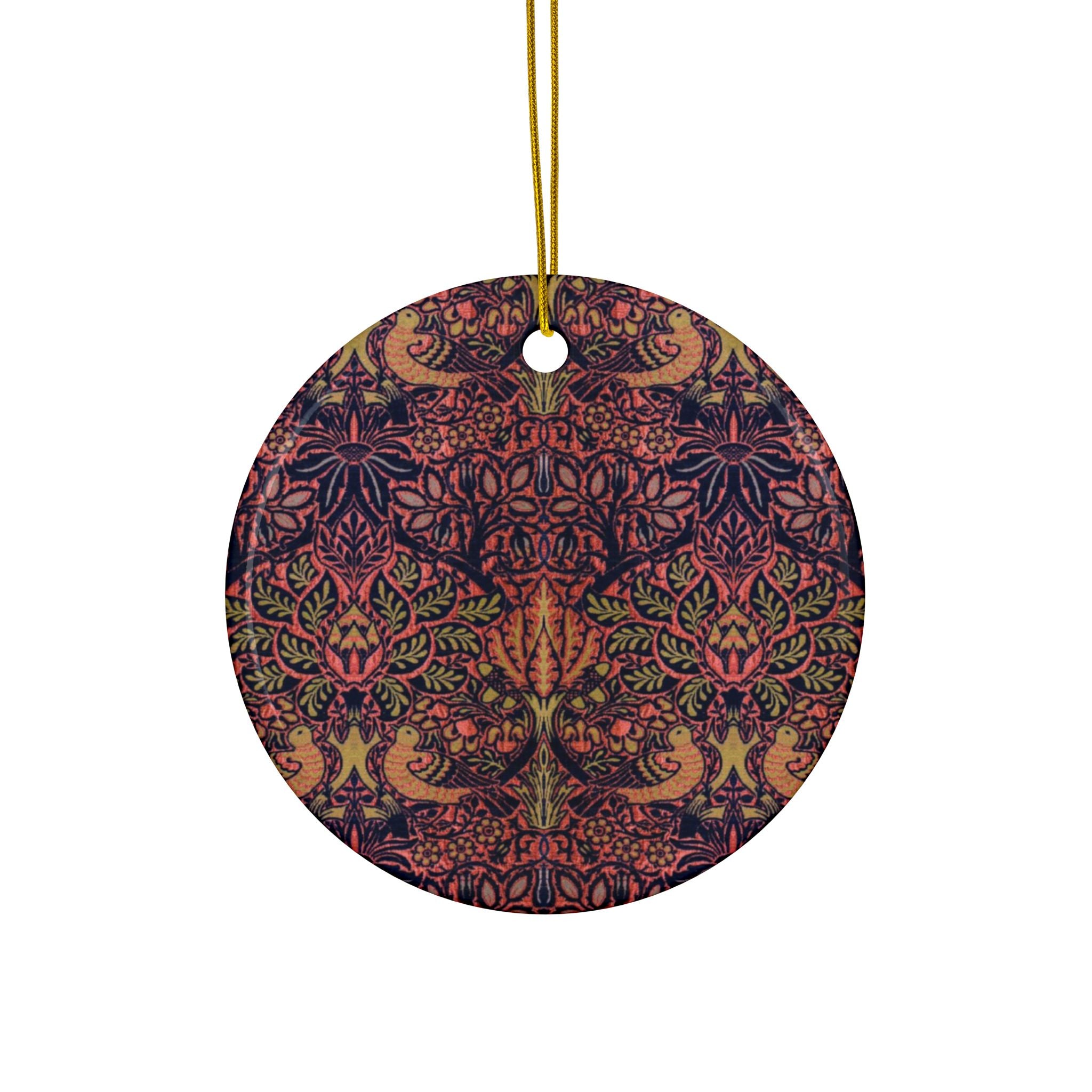 Christmas Ornaments William Morris - Dove & Rose - 1, 3, 5pcs