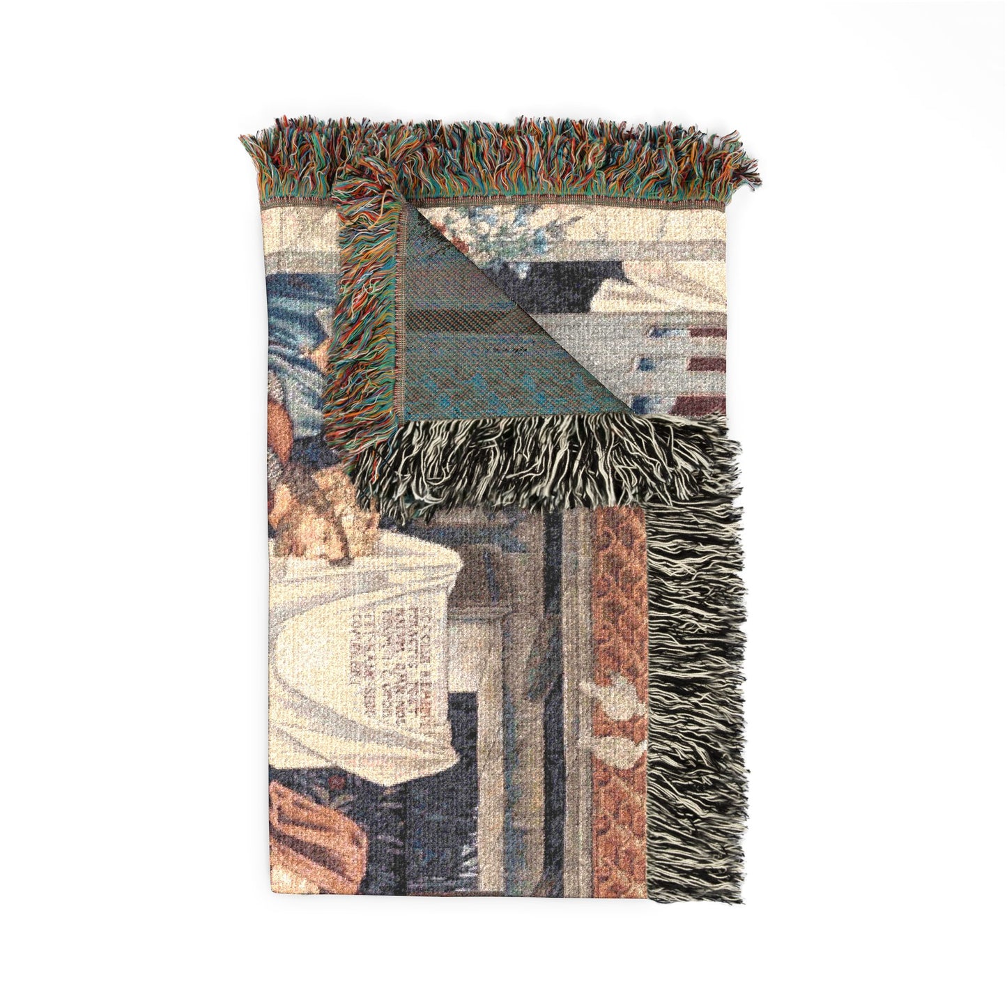 Vintage Woven Blanket - Tapestry Art for Cozy Living Spaces