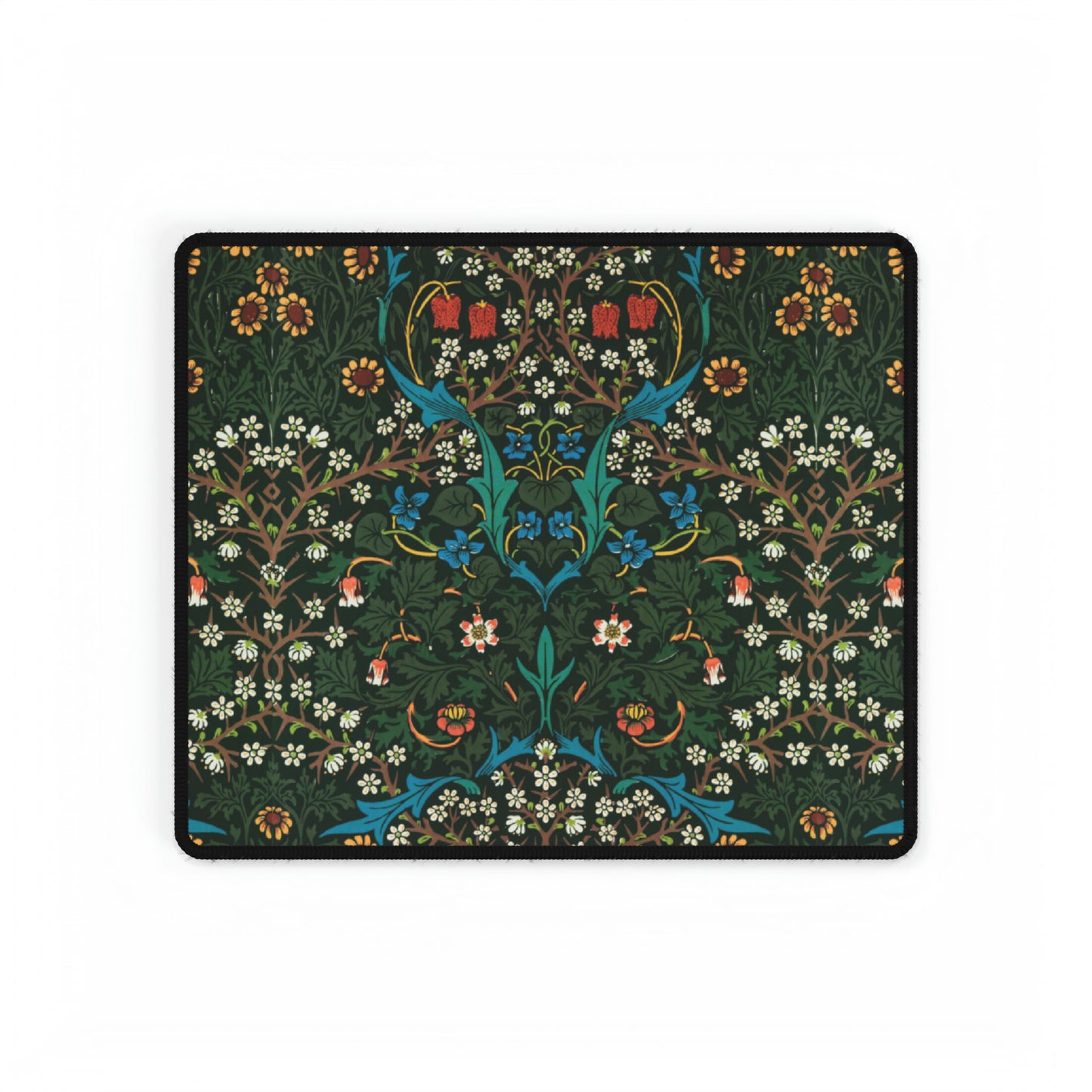 Desk Mat inspired by William Morris - Ispahan Collection (Red)