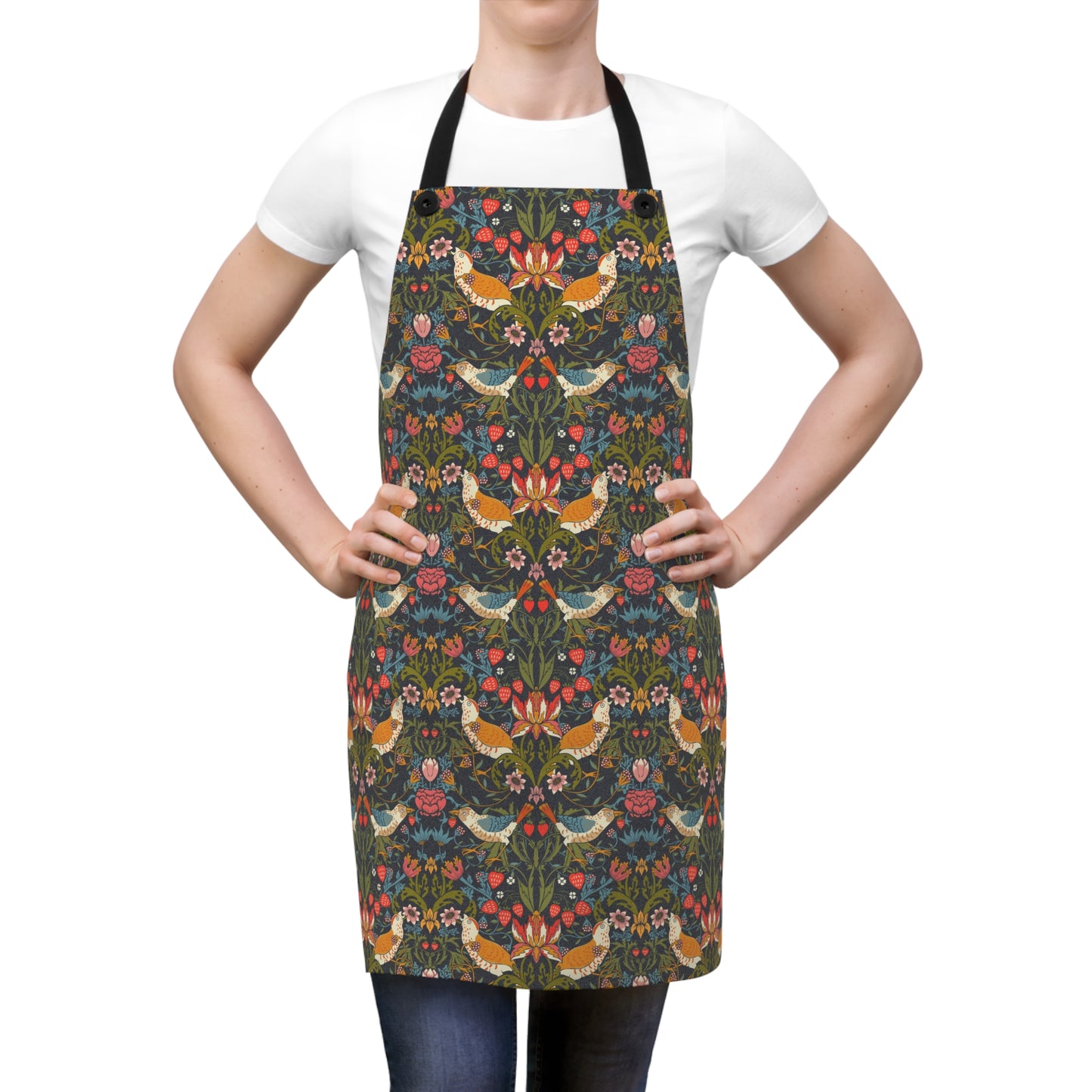 kitchen-apron-by-william-morris-strawberry-thief-collection-ebony-4