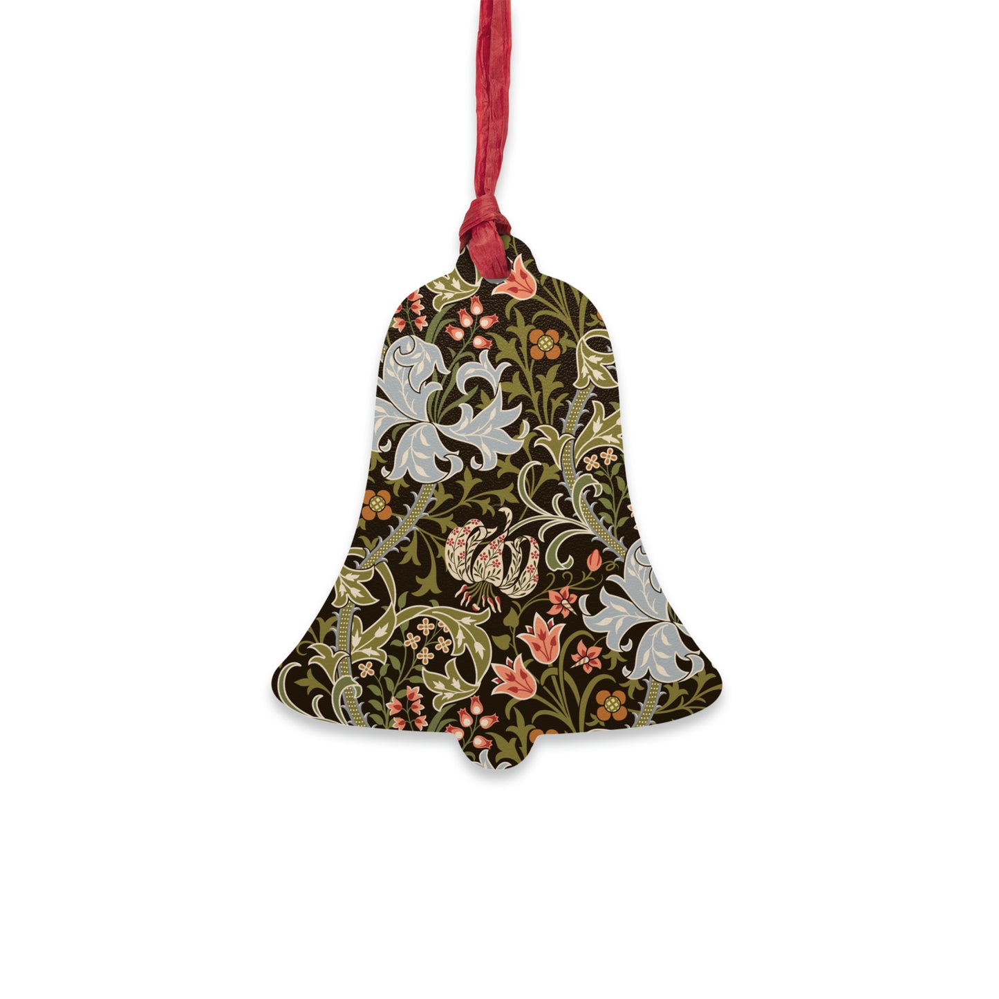 Wooden Christmas Ornaments inspired by William Morris -