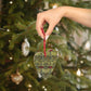 Wooden Christmas Ornaments inspired by William Morris - Tulip & Rose Collection