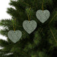 Ceramic Christmas Ornaments inspired by William Morris - Marigold Collection - Double Sided Print: 1pc, 3pcs, 5pcs, 10pcs
