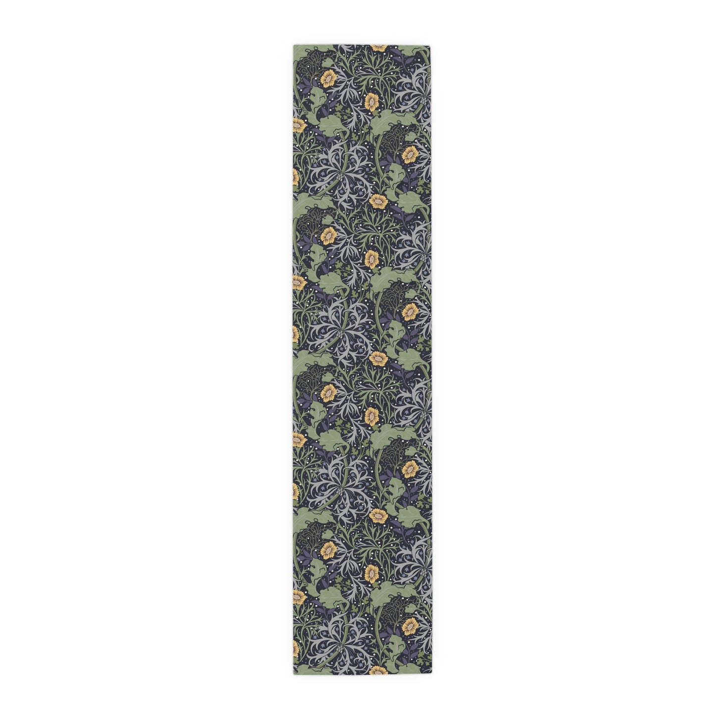 william-morris-co-table-runner-seaweed-collection-yellow-flower-14