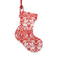 Wooden Christmas Ornaments inspired by William Morris - Brer Rabbit Collection (Red)