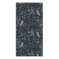 Bath Towel inspired by William Morris - Newill Collection (Night)