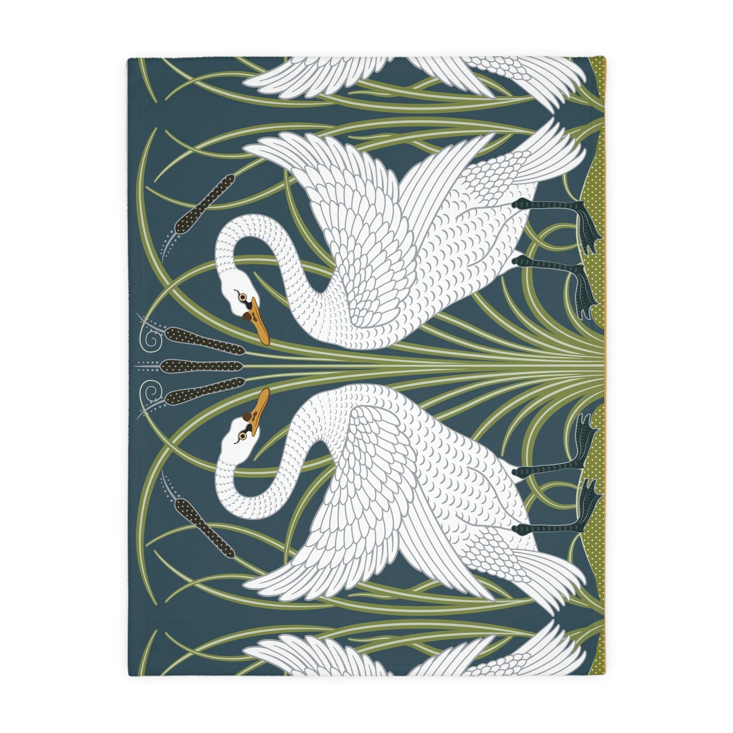 minky-blanket-william-morris-two-sided-print-swans-collection-4