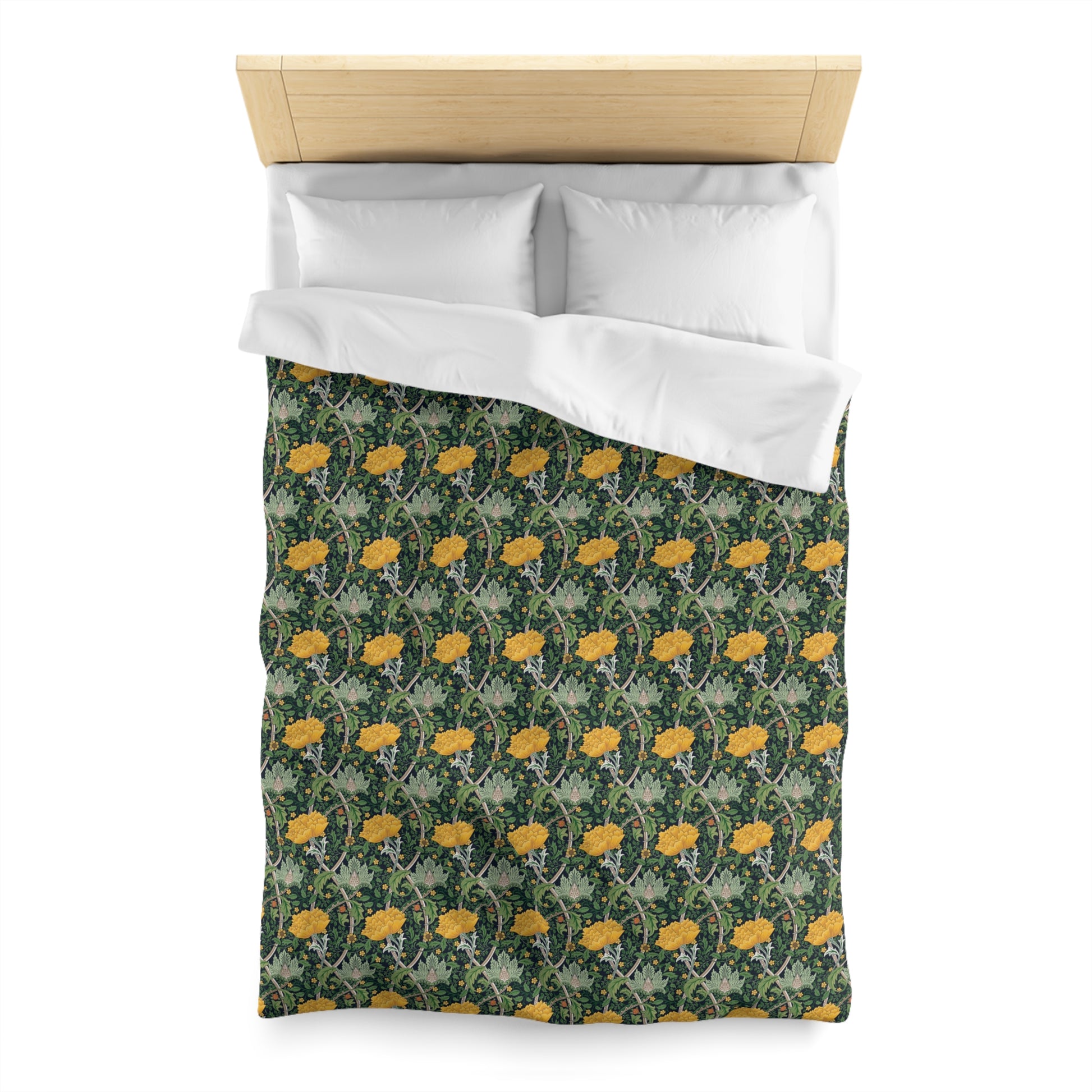 william-morris-co-microfibre-duvet-cover-chrysanthemum-collection-yellow-4