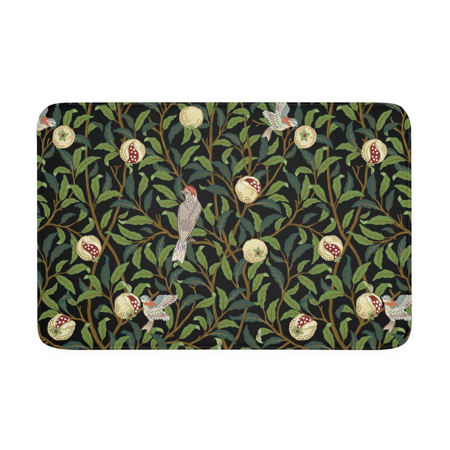 william-morris-co-memory-foam-bath-mat-bird-and-pomegranate-collection-onyx-4