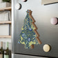 Wooden Christmas Ornaments inspired by William Morris -