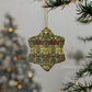 Ceramic Christmas Ornaments inspired by William Morris - Tulip & Rose Collection - Double Sided Print: 1pc, 3pcs, 5pcs, 10pcs