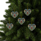 Ceramic Christmas Ornaments inspired by William Morris - Snakeshead Collection - Double Sided Print: 1pc, 3pcs, 5pcs, 10pcs