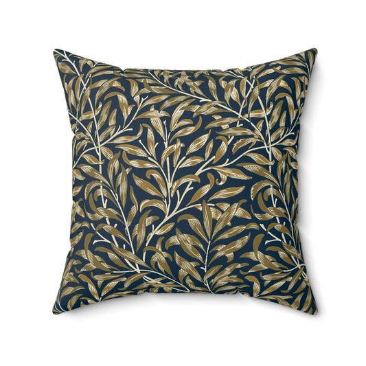 william-morris-co-faux-suede-cushion-willow-bough-collection-black-1